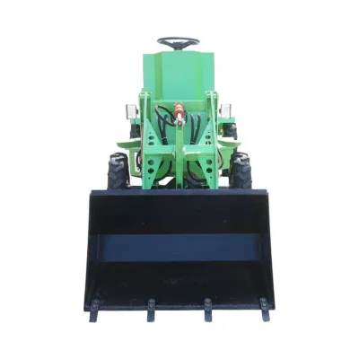 Mini incarcator frontal electric articulat 4x4, 2 motoare brushless 2200W, baterie 60V/70Ah, capacitate ridicare 400kg, latime cupa 1000mm THOR - imagine 3