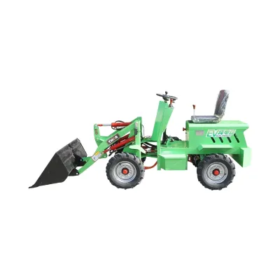 Mini incarcator frontal electric articulat 4x4, 2 motoare brushless 2200W, baterie 60V/70Ah, capacitate ridicare 400kg, latime cupa 1000mm THOR - imagine 2