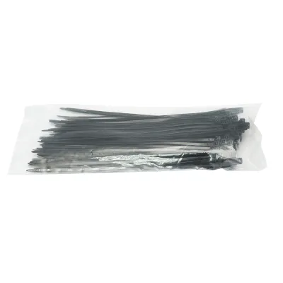 Faseta, colier plastic negru 3.6x200mm 100 buc/set Breckner Germany - imagine 2