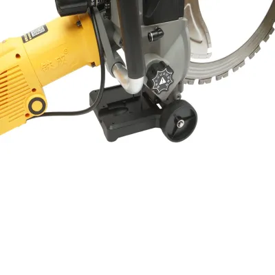 Masina de taiat beton electrica 5000W, 220V, disc inelar diamantat 400mm, adancime 290mm, pompa apa automata 20 L/min Breckner Germany - imagine 9