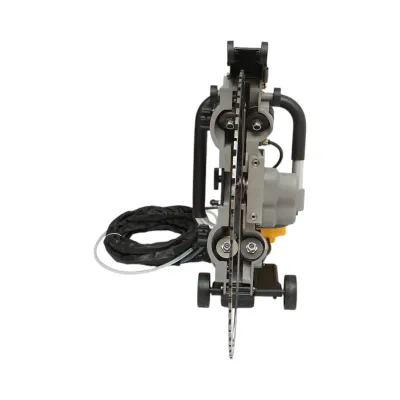 Masina de taiat beton electrica 5000W, 220V, disc inelar diamantat 500mm, adancime 390mm, pompa apa automata 20 L/min Breckner Germany - imagine 4