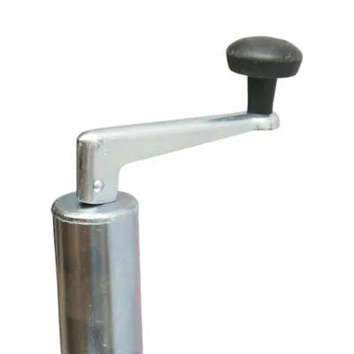 Roata de sprijin remorca 200x50mm, diametru tub 48mm, reglabila 570-800mm, sarcina maxima 136kg Breckner Germany - imagine 5