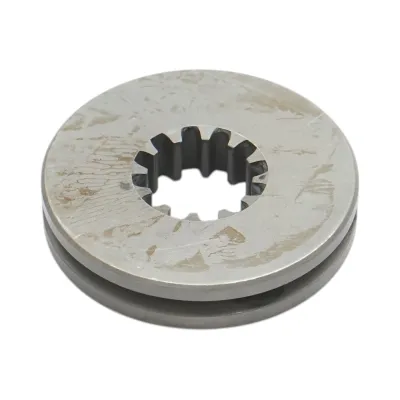 Disc inelar diamantat segmentat 400mm, 26 dinti, rola antrenare pentru masina de taiat beton Breckner Germany - imagine 5