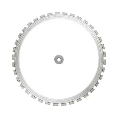 Disc inelar diamantat segmentat 600mm, 37 dinti, rola antrenare pentru masina de taiat beton Breckner Germany