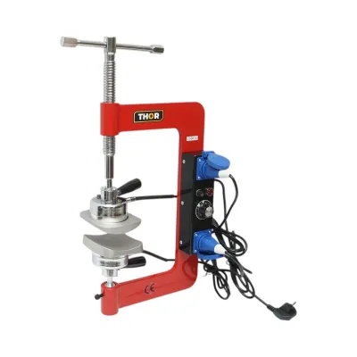 Dispozitiv electric vulcanizare anvelope la cald 2x500W, 220V, 8 adaptoare aluminiu, temperatura reglabila 0-180°C THOR - imagine 4