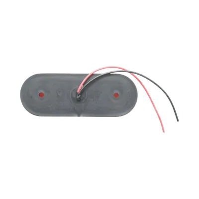 Lampa gabarit laterala ovala LED NEON 12V-24V galbena 24 LED-uri 115x44x16mm Breckner Germany - imagine 4