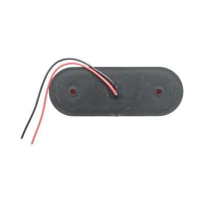 Lampa gabarit laterala ovala LED NEON 12V-24V rosie 24 LED-uri 115x44x16mm Breckner Germany - imagine 4