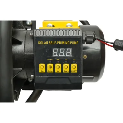 Pompa apa solara autoamorsanta automata booster 900W, 48-105V, 2 toli, debit 20 m3/h, adancime aspiratie 8m, inaltime pompare 30m pentru irigatii - imagine 7
