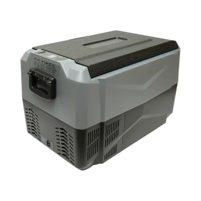 Frigider auto 35L cu compresor 12V-24V-220V, 60W, afisaj LCD, zona dubla de racire, USB 630x390x390mm - imagine 7