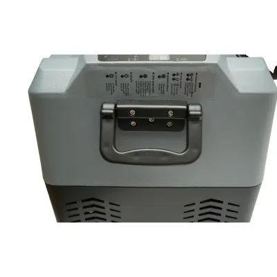 Frigider auto 35L cu compresor 12V-24V-220V, 60W, afisaj LCD, zona dubla de racire, USB 630x390x390mm - imagine 12