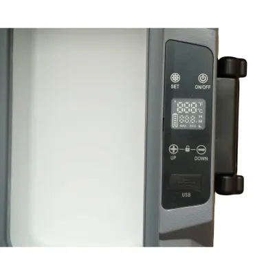 Frigider auto 35L cu compresor 12V-24V-220V, 60W, afisaj LCD, zona dubla de racire, USB 630x390x390mm - imagine 11