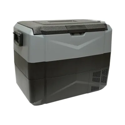 Frigider auto 45L cu compresor 12V-24V-220V, 60W, afisaj LCD, zona dubla de racire, USB 630x390x490mm - imagine 9