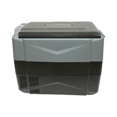 Frigider auto 45L cu compresor 12V-24V-220V, 60W, afisaj LCD, zona dubla de racire, USB 630x390x490mm - imagine 7