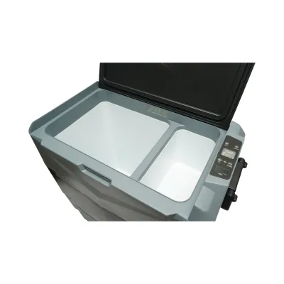 Frigider auto 55L cu compresor 12V-24V-220V, 60W, afisaj LCD, zona dubla de racire, USB 630x390x590mm - imagine 10