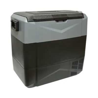 Frigider auto 55L cu compresor 12V-24V-220V, 60W, afisaj LCD, zona dubla de racire, USB 630x390x590mm - imagine 8