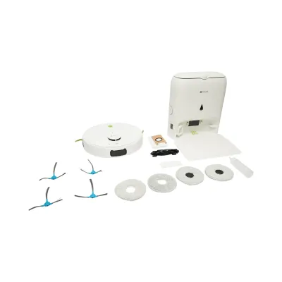 Aspirator robot inteligent cu functie mop 8500Pa, statie auto-golire, navigatie laser LDS, baterie 5200 mAh, perie anti-incurcare, control aplicatie Wi-Fi Extravis - imagine 14