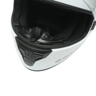 Casca moto integrala alba cu viziera transparenta si ochelari de soare, marimea L Arcane White Breckner Germany - imagine 9