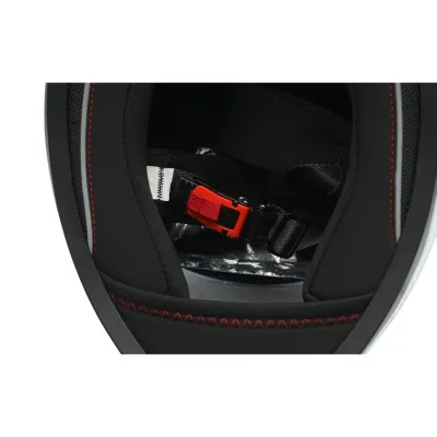 Casca moto integrala alba cu viziera transparenta si ochelari de soare, marimea L Arcane White Breckner Germany - imagine 12