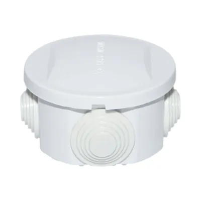 Doza derivatie rotunda aparenta 4 intrari 50x50mm IP55
