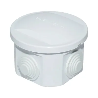 Doza derivatie rotunda aparenta 4 intrari 80x50mm IP55 - imagine 3