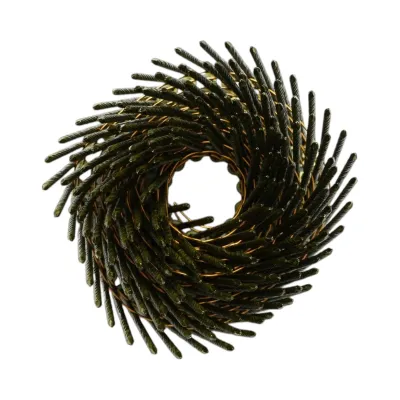 Set 4500 cuie constructii pe tambur 2.8x80mm inelate 225 buc/rola, 20 role/cutie - imagine 5