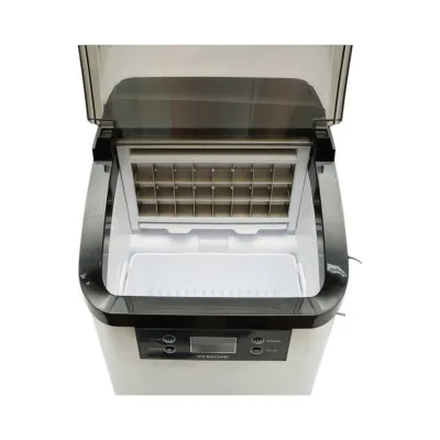 Aparat de facut cuburi de gheata inox 20 kg/24h, rezervor apa 2.5L, cos colectare 1.2kg, autocuratare, afisaj digital - imagine 9