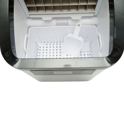 Aparat de facut cuburi de gheata inox 20 kg/24h, rezervor apa 2.5L, cos colectare 1.2kg, autocuratare, afisaj digital - imagine 12