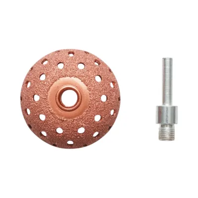 Cap abraziv polizat anvelope 50mm, granulatie 65, tija 3/8 inch - imagine 2