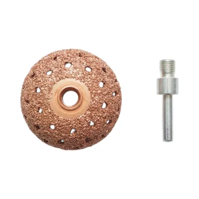 Cap abraziv polizat anvelope 50mm, granulatie 36, tija 3/8 inch - imagine 2