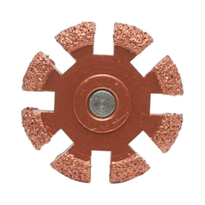 Roata abraziva polizat anvelope 50x10mm, granulatie K36, tija hexagonala 3/8 inch - imagine 6