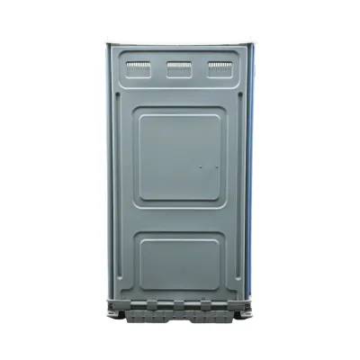 Toaleta ecologica vidanjabila 350L HDPE cu lavoar, pisoar, oglinda, suport hartie si cuier 1150x1150x2250mm - imagine 5