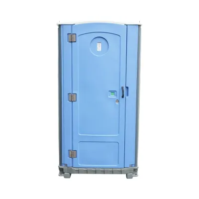 Toaleta ecologica vidanjabila 350L HDPE cu lavoar, pisoar, oglinda, suport hartie si cuier 1150x1150x2250mm - imagine 2