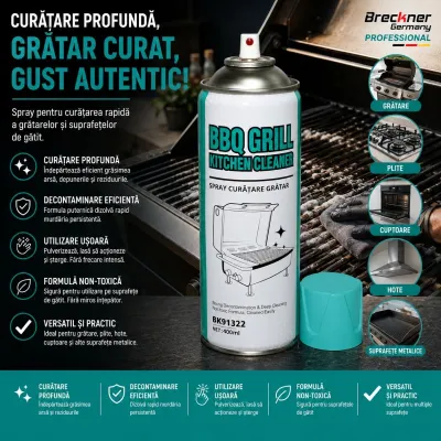 Spray spuma activa curatare gratar 400ml Breckner Germany - imagine 2