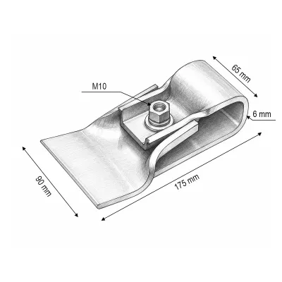 Cutit ciocan tocatoare asamblat cu suport si surub cod OEM 63-JF-00 - imagine 3