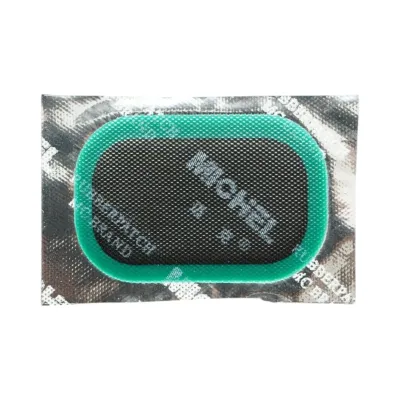 Set 19 petice vulcanizare dreptunghiulare 24x34mm, 6x32mm, 32x50mm, 45x75mm + 1 tub adeziv 20ml pentru camere de aer Michel - imagine 6