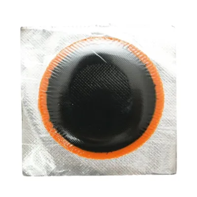 Set 25 petice vulcanizare rotunde 40mm + 1 tub adeziv Super Valcarn G 22ml pentru camere de aer M2-A Maruni made in Japan - imagine 6