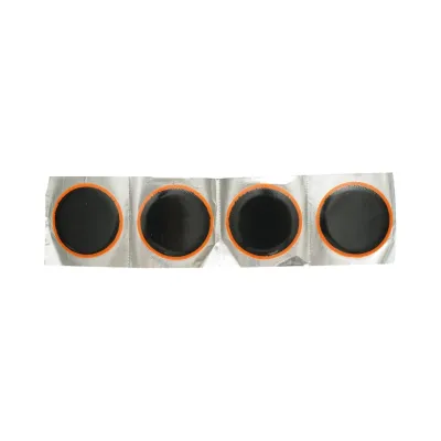 Set 25 petice vulcanizare rotunde 40mm + 1 tub adeziv Super Valcarn G 22ml pentru camere de aer M2-A Maruni made in Japan - imagine 5