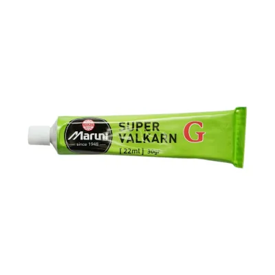 Set 16 petice vulcanizare rotunde 52mm + 1 tub adeziv Super Valcarn G 22ml pentru camere de aer L3-A Maruni made in Japan - imagine 3