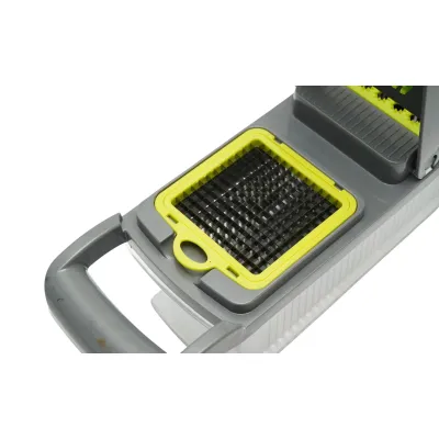 Tocator de legume multifunctional 12 in 1 manual, 8 lame inox interschimbabile, taietor legume, feliator, razatoare, decojitor, separator oua, recipient colectare - imagine 13