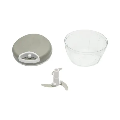 Tocator manual de legume cu sfoara, 3 lame inox, capacitate 500ml - imagine 3