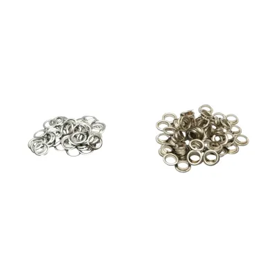 Set cleste montat ocheti metalici + 500 capse 10mm aurii si argintii incluse - imagine 7
