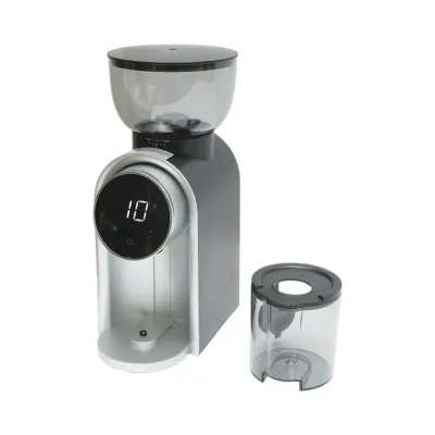 Rasnita electrica de cafea automata 150W, 220V, reglaj macinare 25 trepte, afisaj digital touch, bavuri conice, recipient boabe 250g - imagine 3