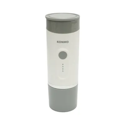 Aparat de cafea portabil cu acumulator 1800mAh, 12V, 10W, presiune 15 bar, rezervor apa 110ml, cafea macinata, capsule Nespresso