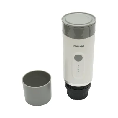 Aparat de cafea portabil cu acumulator 1800mAh, 12V, 10W, presiune 15 bar, rezervor apa 110ml, cafea macinata, capsule Nespresso - imagine 2