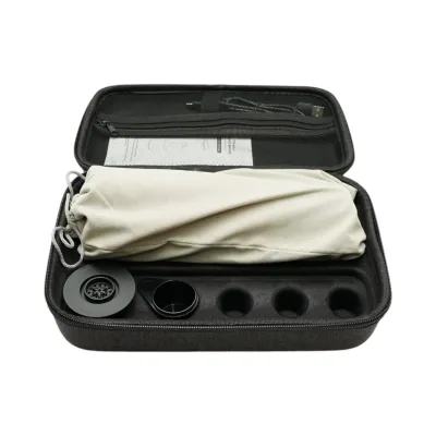 Aparat de cafea portabil cu acumulator 9000mAh, 12V, 140W, incalzire apa, presiune 15 bar, rezervor apa 90ml, cafea macinata, capsule Nespresso - imagine 2