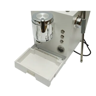 Espressor semi-automat profesional cafea boabe cu rasnita integrata 2950W, 220V, grup dublu, sistem spumare lapte, pompa ULKA 20 bar, rezervor apa 3.5L, conexiune apa retea - imagine 8