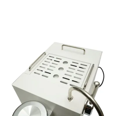 Espressor semi-automat profesional cafea boabe cu rasnita integrata 2950W, 220V, grup dublu, sistem spumare lapte, pompa ULKA 20 bar, rezervor apa 3.5L, conexiune apa retea - imagine 10