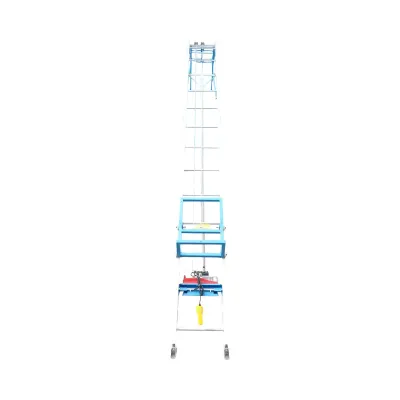 Lift electric 19m pentru ridicare panouri solare fotovoltaice, carucior mobil, telecomanda, sarcina maxima 200kg - imagine 7