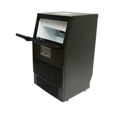 Masina de facut gheata profesionala 40 kg/24h, rezervor apa 3.5L, conexiune apa retea, cos colectare 4kg, autocuratare, afisaj LCD - imagine 5