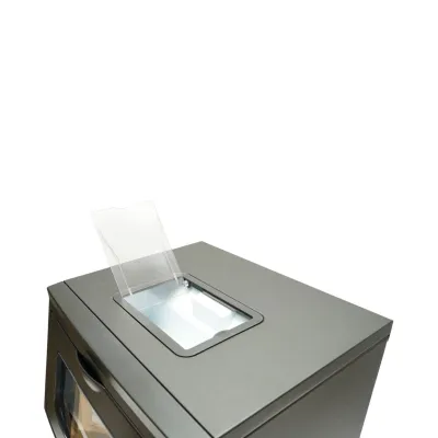 Masina de facut gheata profesionala 40 kg/24h, rezervor apa 3.5L, conexiune apa retea, cos colectare 4kg, autocuratare, afisaj LCD - imagine 9